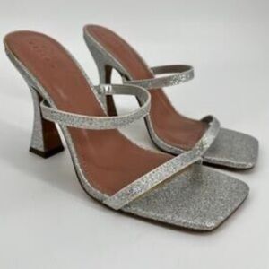 ASOS Sparkling Silver Heels